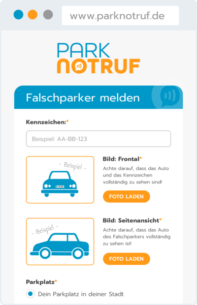 Parknotruf - Ihr persönlicher Parkplatzwächter